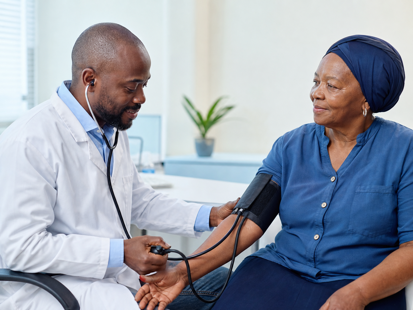 David Okafor, a Telehealth Africa patient